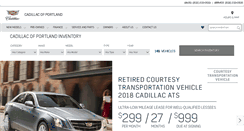 Desktop Screenshot of cadillacportland.com