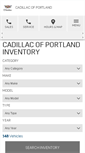 Mobile Screenshot of cadillacportland.com